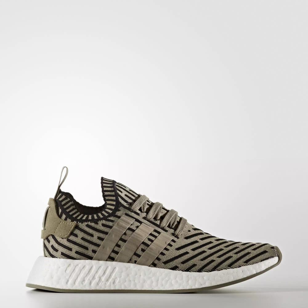 Adidas NMD R2 Primeknit Tenis Verdes Para Hombre (MX-99620)